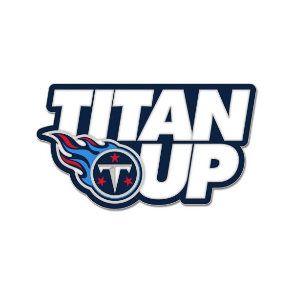 NFL Universal Jewelry Caps PIN Tennessee Titans SLOGAN