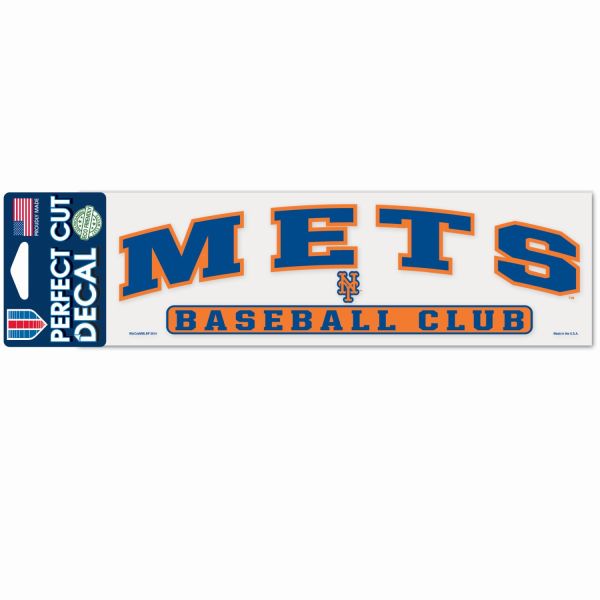 MLB Perfect Cut Aufkleber 8x25cm New York Mets