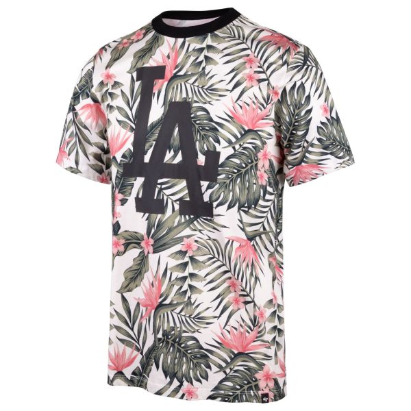 47 Brand MLB Shirt - COASTAL FLORAL Los Angeles Dodgers