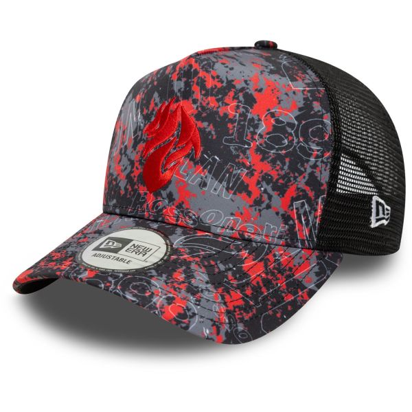 New Era A-Frame Trucker Cap - AC MILAN GRAFITI