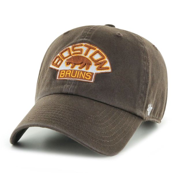 47 Brand Relaxed Fit Cap - CLEAN UP Boston Bruins brown