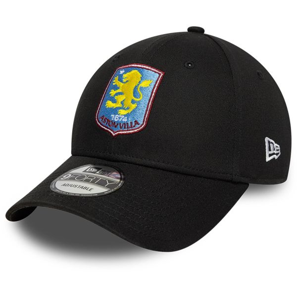 New Era 9Forty Adjustable Cap - Aston Villa schwarz