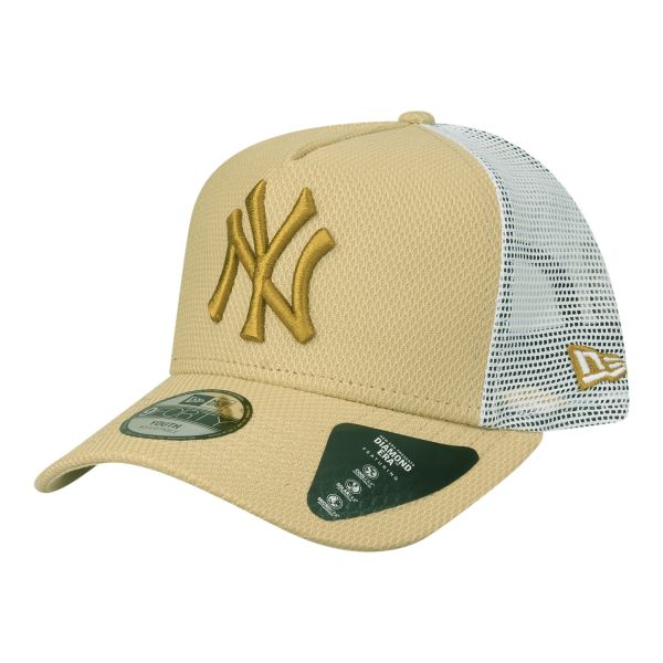 New Era Kids Cap - DIAMOND TRUCKER New York Yankees khaki