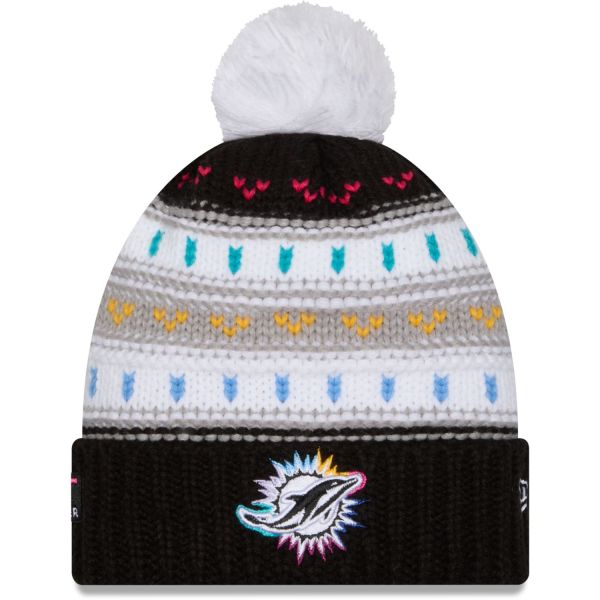 New Era Women Winter Beanie CRUCIAL CATCH Miami Dolphins