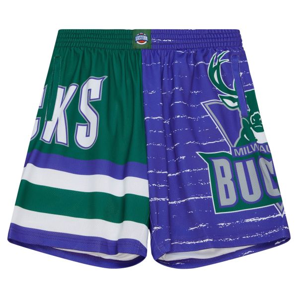 M&N Milwaukee Bucks JUMBOTRON 3.0 Basketball Shorts