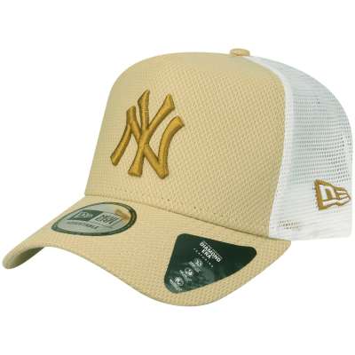 Casquette Trucker New Era - New York Yankees Diamond Era (Kaki)