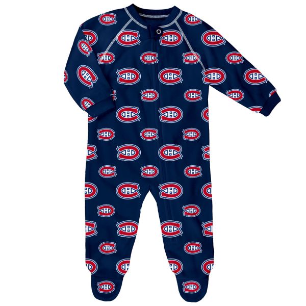NHL Baby Zip Coverall - RAGLAN Montreal Canadiens