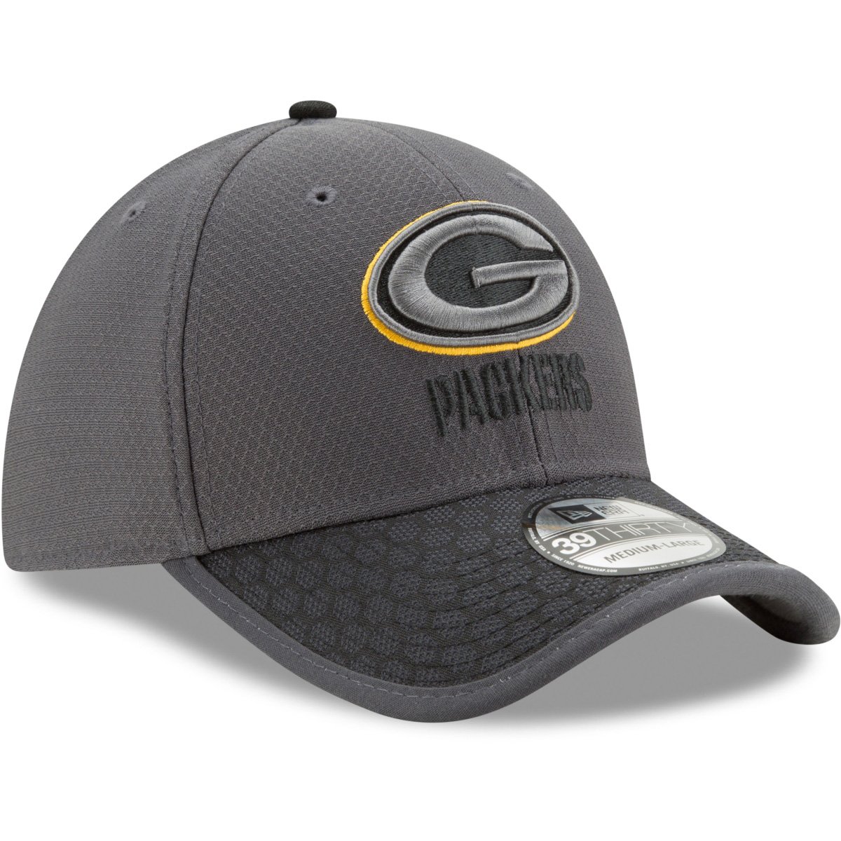 New Era 39Thirty Cap - NFL 2017 SIDELINE Green Bay Packers | Stretch ...