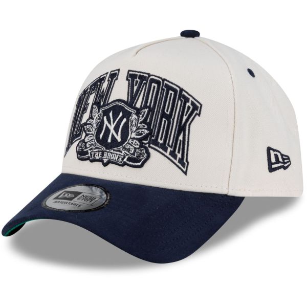 New Era A-Frame Trucker Cap - SUEDE New York Yankees navy