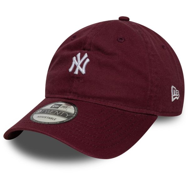 New Era 9Twenty Casual Cap - MINI LOGO New York Yankees ruby
