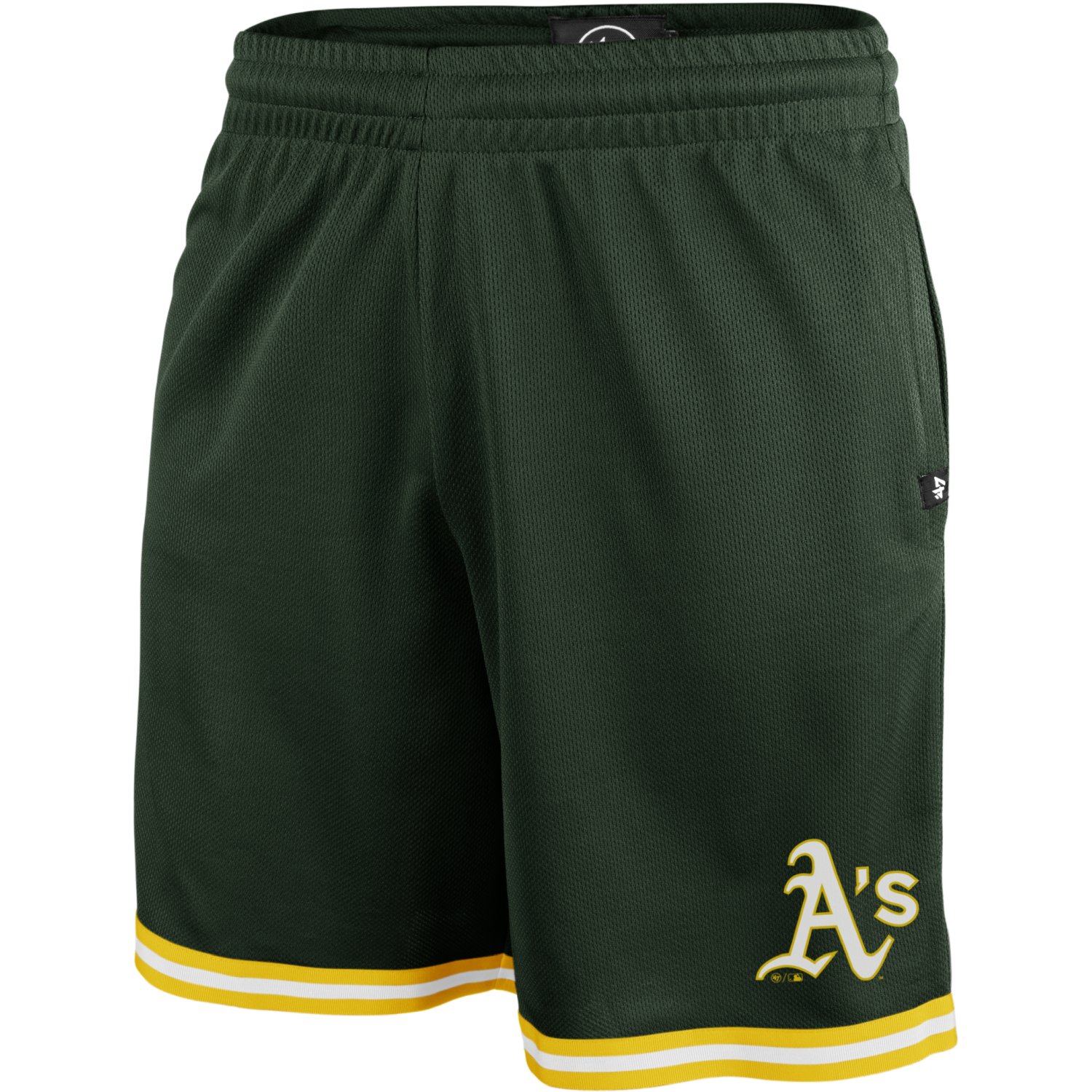 47 Brand MLB Mesh Shorts - GRAFTON Oakland Athletics | Hosen & Shorts ...