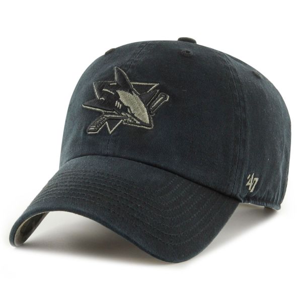 47 Brand Relaxed Fit Cap - CLEAN UP San Jose Sharks noir