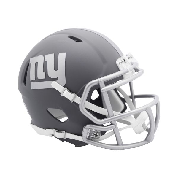 Riddell Speed Mini Football Helm - SLATE New York Giants