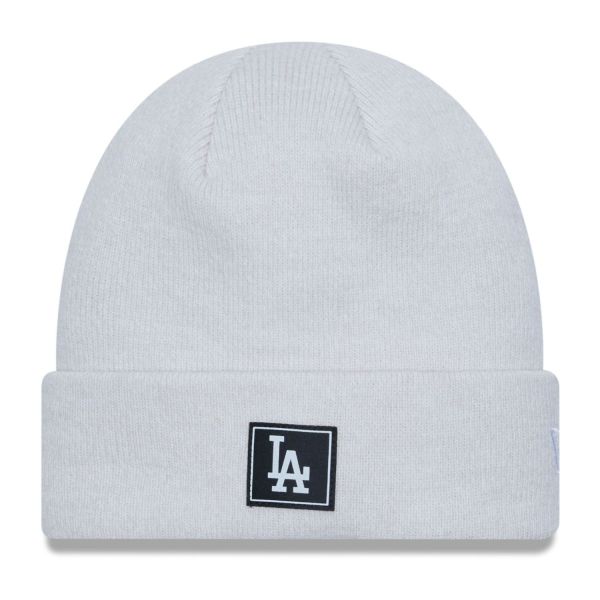 New Era Winter Beanie - PATCH Los Angeles Dodgers white