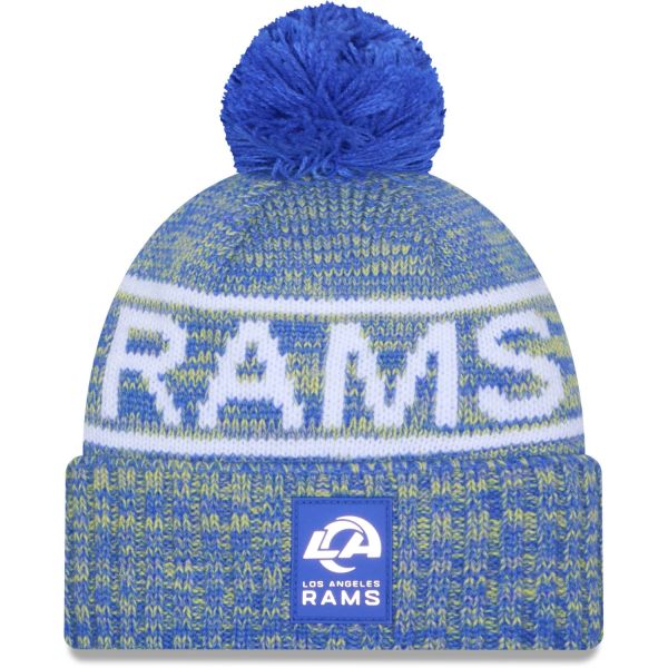 New Era Pompon Bonnet D'Hiver SIDELINE Los Angeles Rams