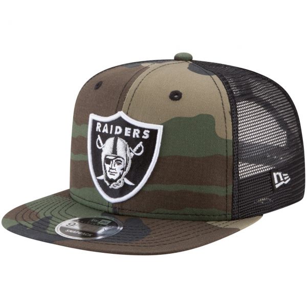 New Era 9Fifty Mesh Snapback Cap Oakland Raiders wood camo