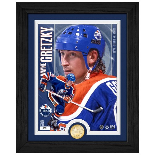 Wayne Gretzky Edmonton Oilers Coin Artist Bild