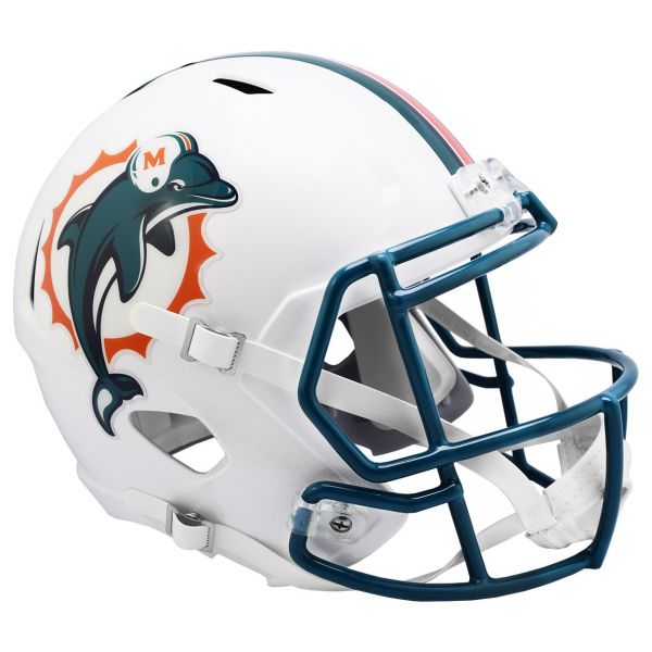 Riddell Speed Replica Football Helm Miami Dolphins 1997-2012