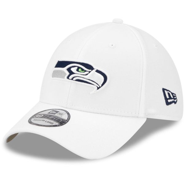 New Era 39Thirty Stretch Cap - NFL Seattle Seahawks white