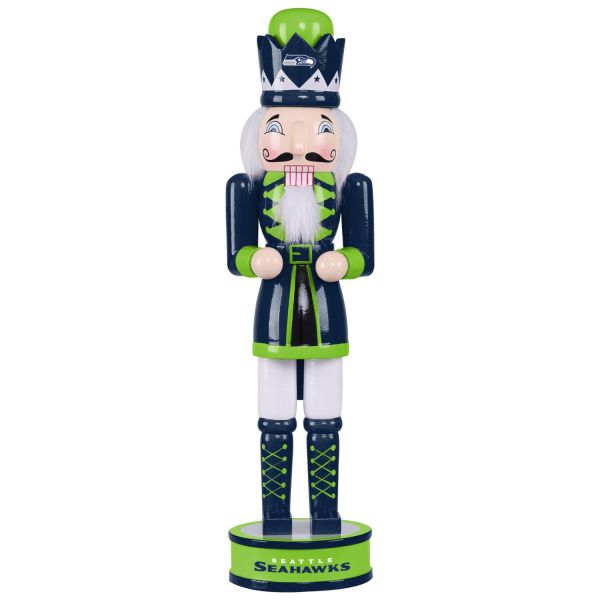 Seattle Seahawks NFL Nussknacker Holzfigur 35cm