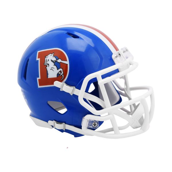Riddell Mini Football Helm - Speed Denver Broncos 1975-96