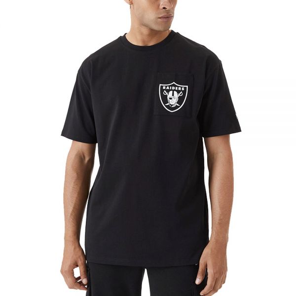 New Era Basic Logo Shirt - NFL Las Vegas Raiders schwarz