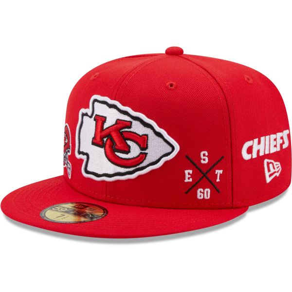 New Era 59Fifty Fitted Cap - MULTI PATCH Kansas City Chiefs