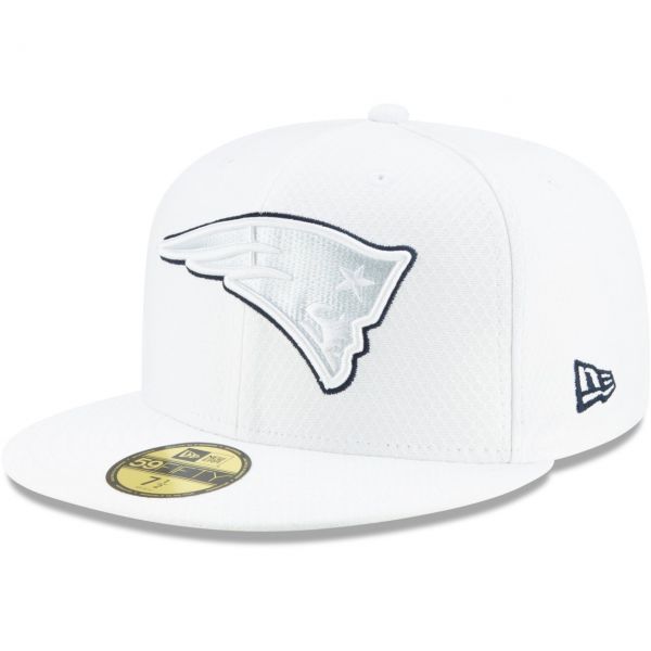 New Era 59Fifty Cap - PLATINUM Sideline New England Patriots