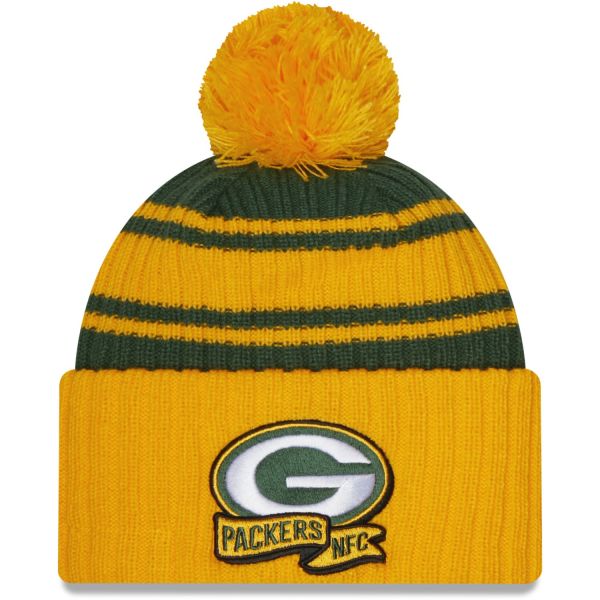 New Era NFL SIDELINE Winter Mütze - Green Bay Packers