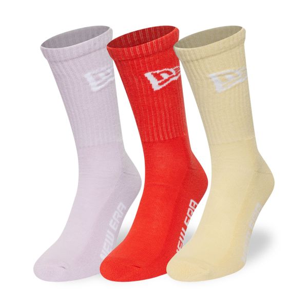 New Era Unisex Chaussettes - FLAG CREW 3-pack