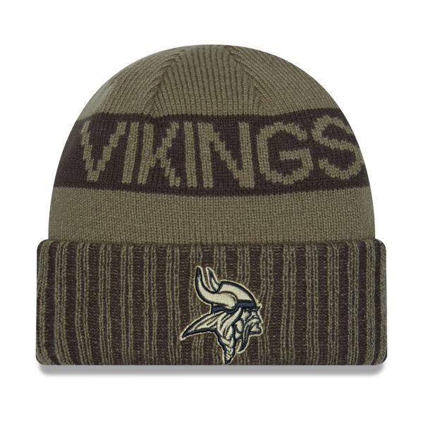 New Era Knit Beanie - SALUTE TO SERVICE Minnesota Vikings