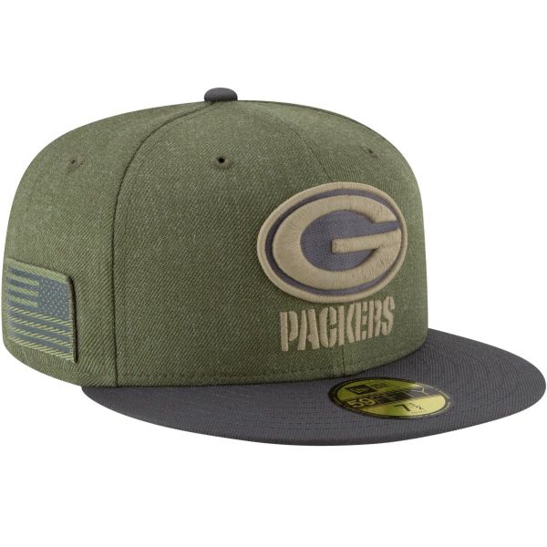 New Era 59Fifty Cap - Salute to Service Green Bay Packers