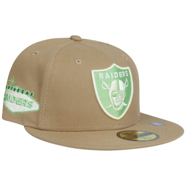 New Era 59Fifty Fitted Cap - Las Vegas Raiders khaki