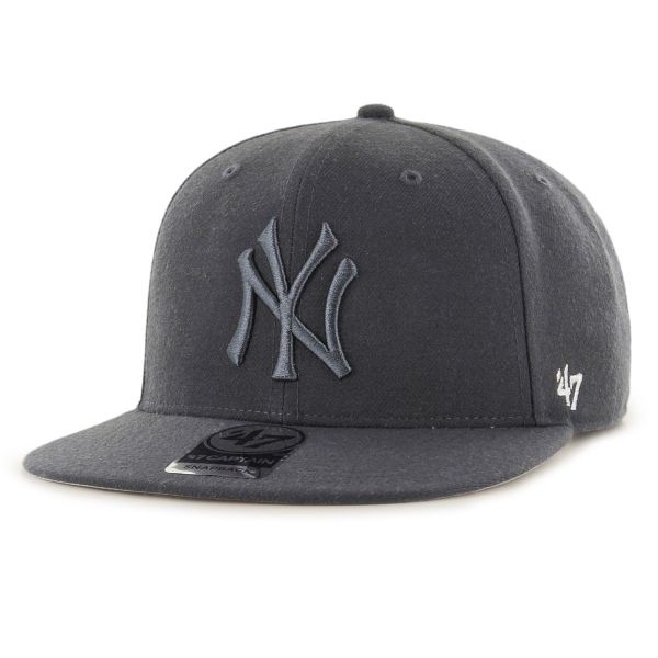 47 Brand Snapback Cap - NO SHOT New York Yankees charcoal