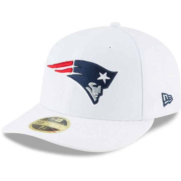 New Era 59Fifty Low Profile Cap - New England Patriots white