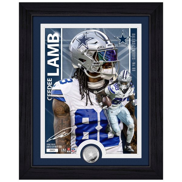 CeeDee Lamb Dallas Cowboys Artist Coin Photo Mint