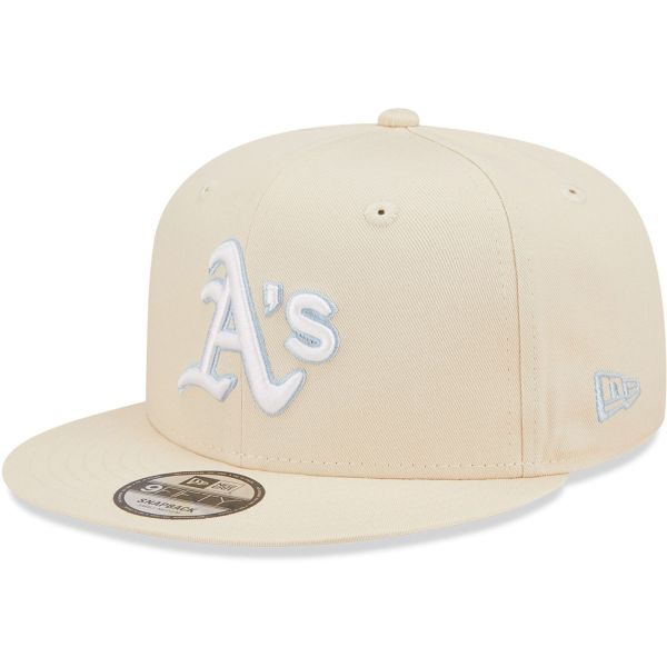 New Era 9Fifty Snapback Cap - PATCH Oakland Athletics beige