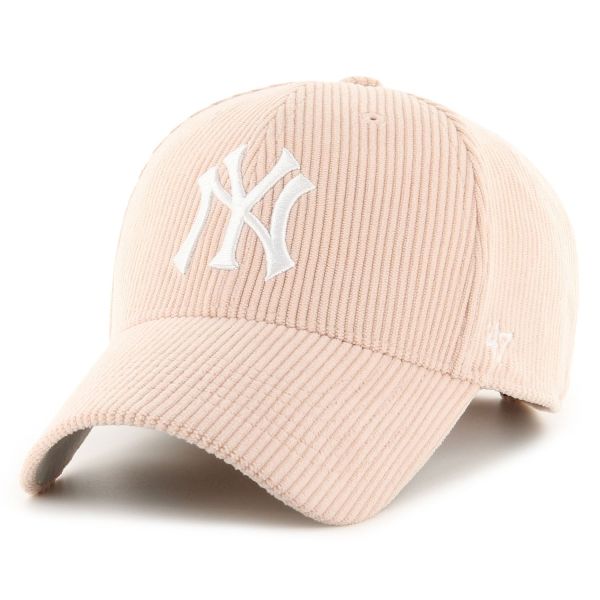 47 Brand Adjustable Thick Cord Cap New York Yankees rose