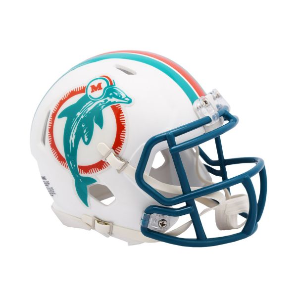 Riddell Mini Football Casque Speed Miami Dolphins 1980-96