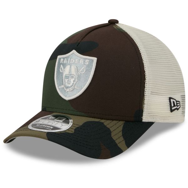 New Era 9Forty M-Crown Trucker Cap SALUTE Las Vegas Raiders