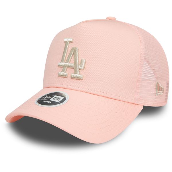 New Era Damen A-Frame Trucker Cap - Los Angeles Dodgers rosa