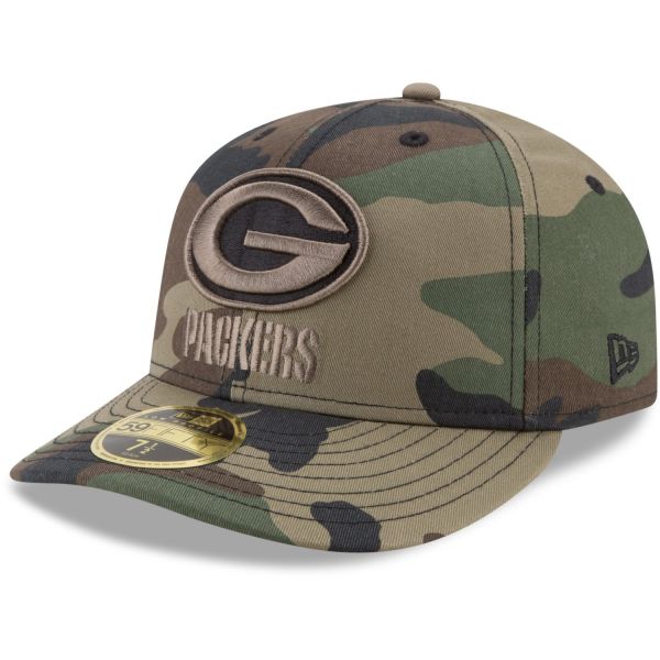 New Era 59Fifty LOW PROFILE Cap Green Bay Packers wood camo