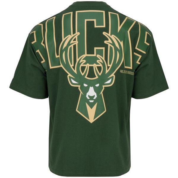 New Era Oversized Shirt - BACKPRINT Milwaukee Bucks