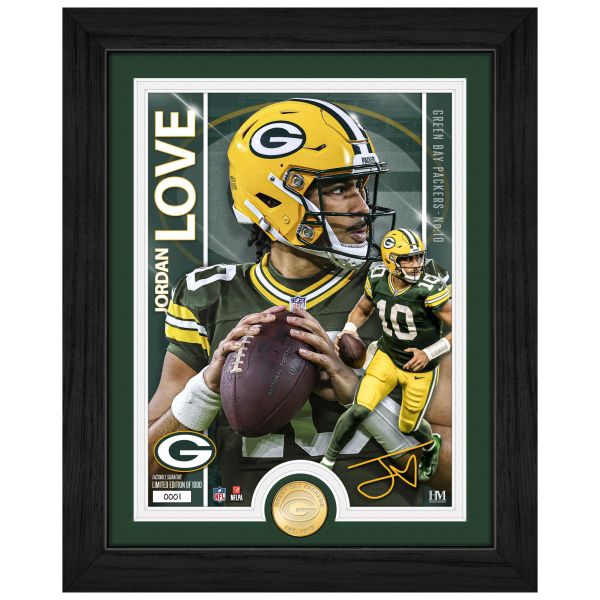 Jordan Love Green Bay Packers Artist Coin Mint