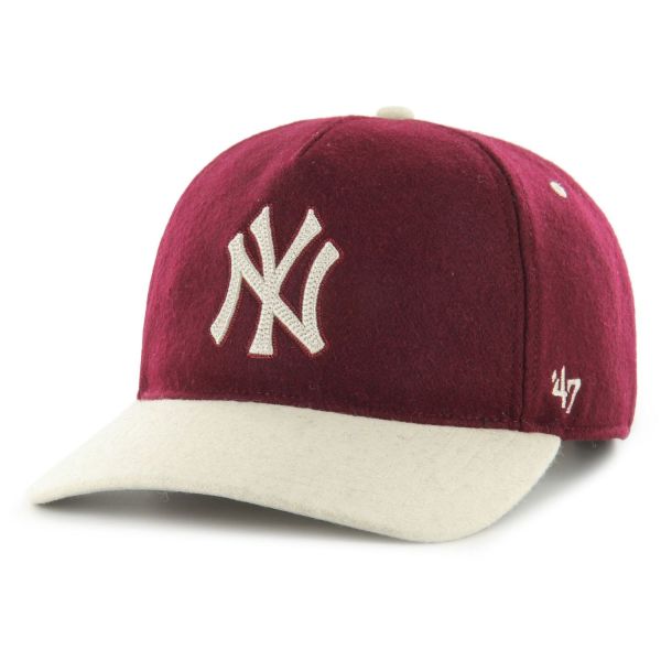 47 Brand Hitch Cap - CHAINSCRIPT New York Yankees maroon