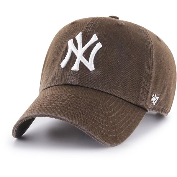 47 Brand Adjustable Cap - CLEAN UP New York Yankees brun