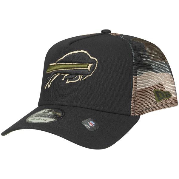 New Era Snapback Trucker Cap - Buffalo Bills wood camo