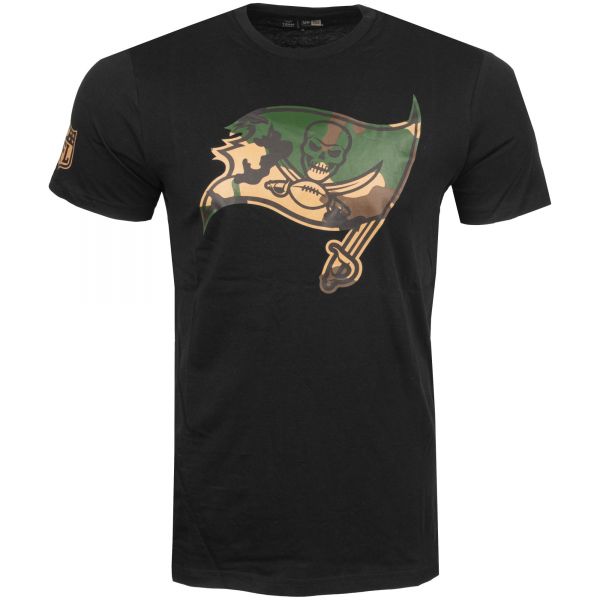 New Era Shirt - NFL Tampa Bay Buccaneers noir / camo