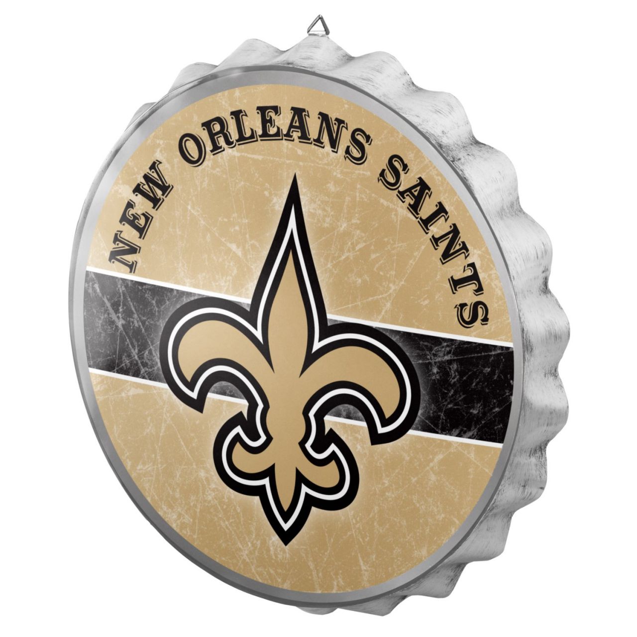 amfoo - New Orleans Saints Bottle Cap Metall Wandschild