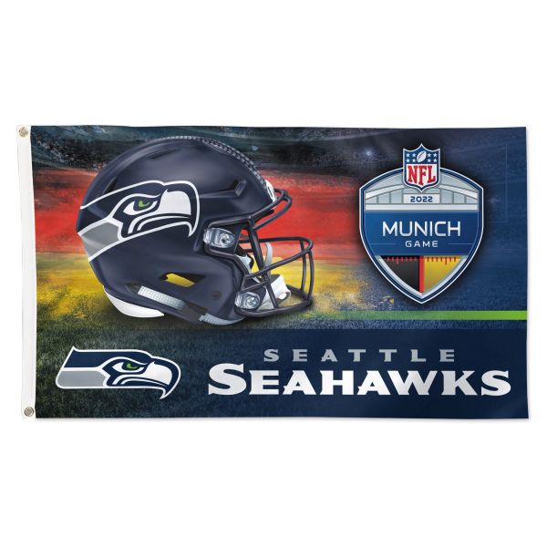 Wincraft NFL Drapeau 150x90cm Munich Game Seattle Seahawks